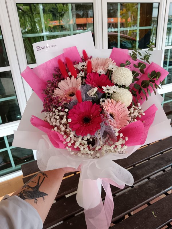 Pink Gerberas & Ping Pongs - Image 2